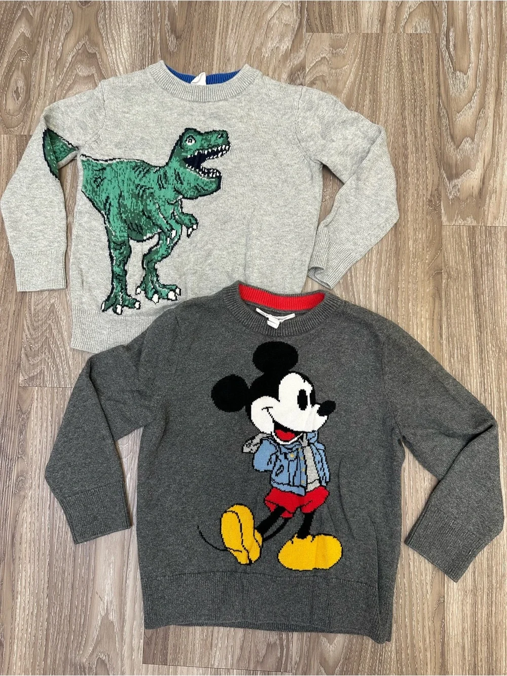 Gap Mickey Mouse and Dinosaur Toddler Sweater